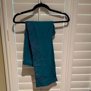 Johnny Was Libbi Tonal Legging Teal Size M
